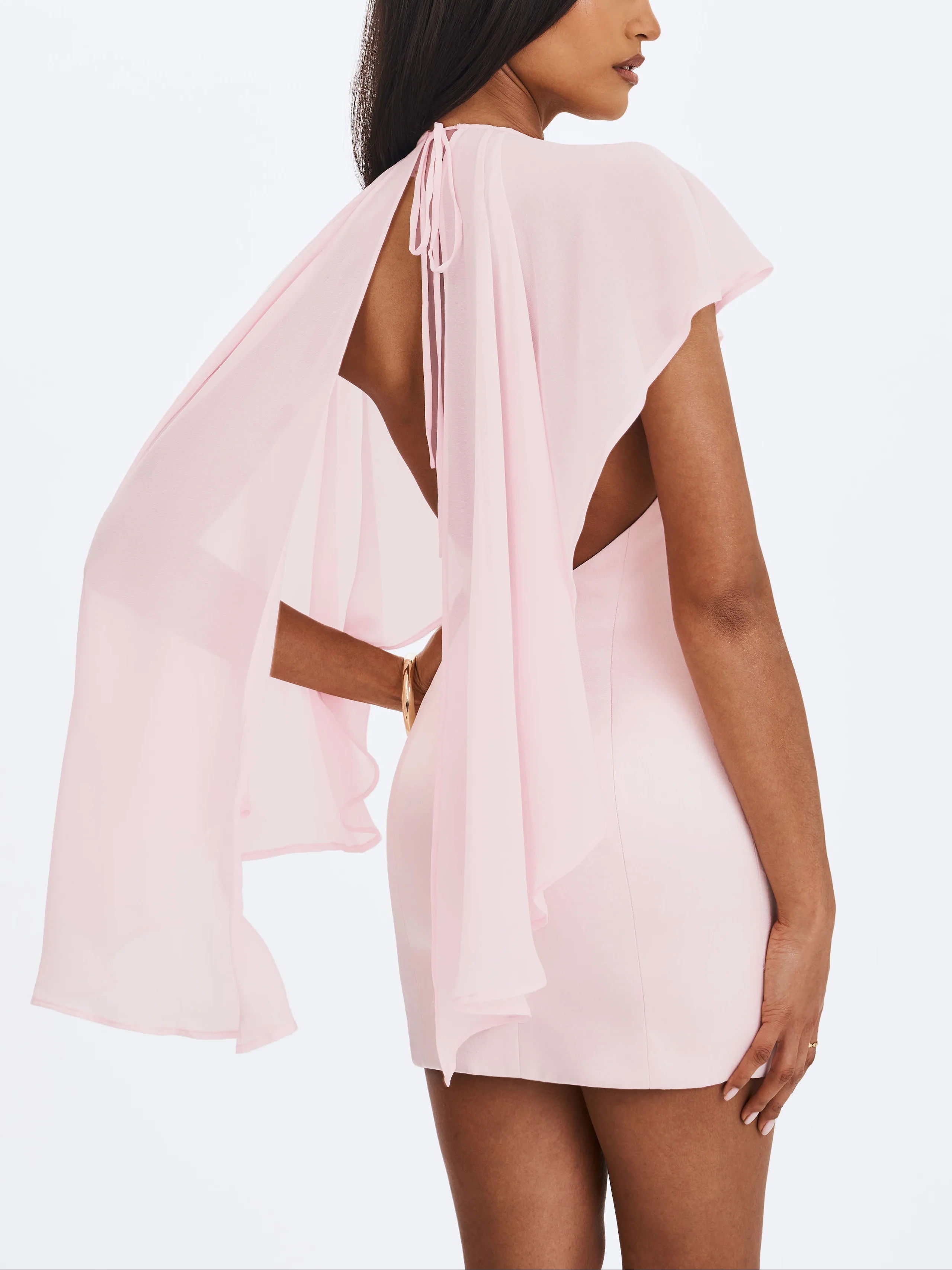 Angelic Scarf Mini Dress - Image 5