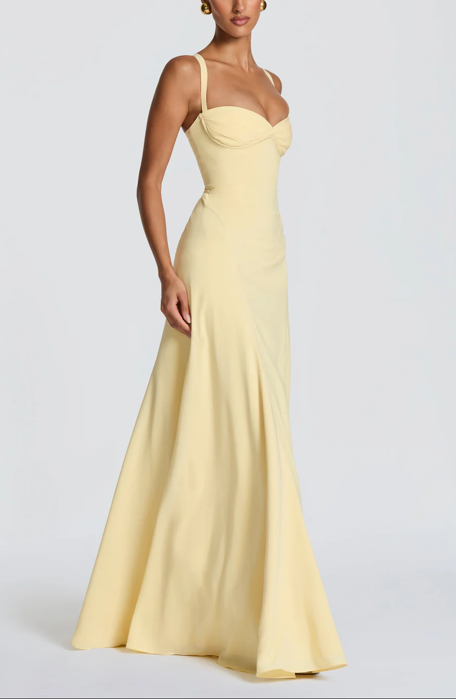 Anora Maxi Dress in Butter Yellow - Image 4