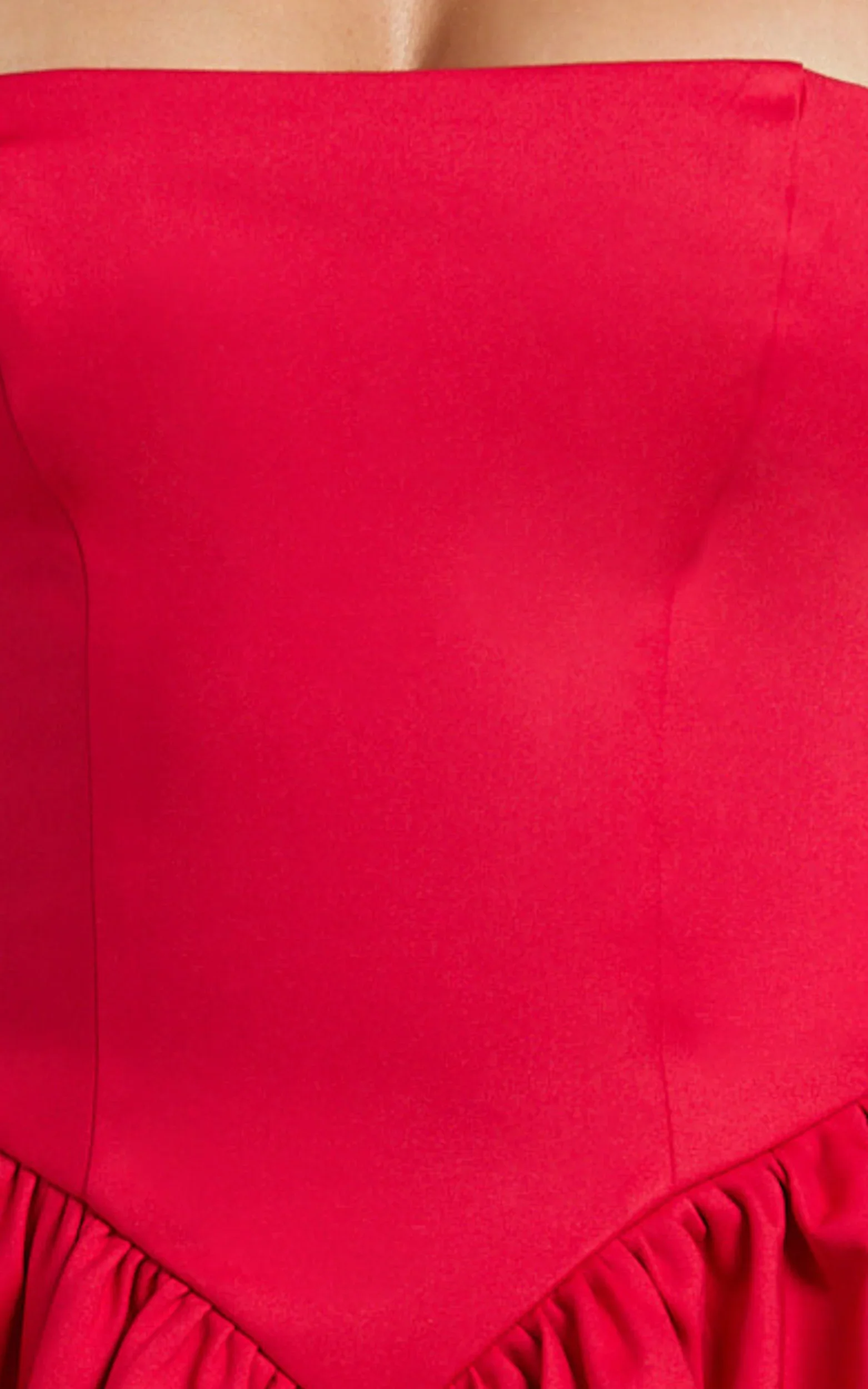 Betty fit and flare Mini Dress in Red - Image 6