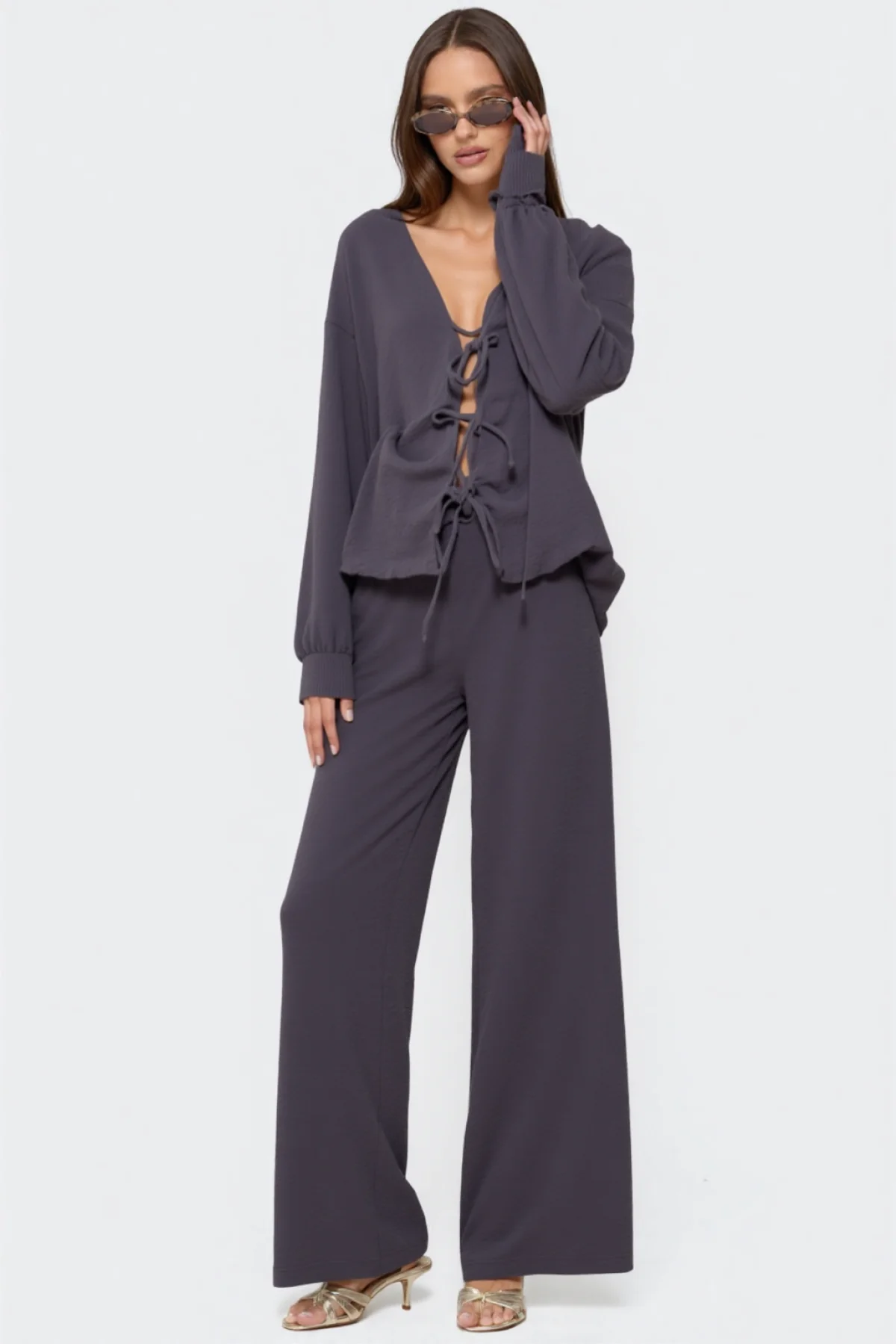Briar cotton co ords set in Blue - Image 3