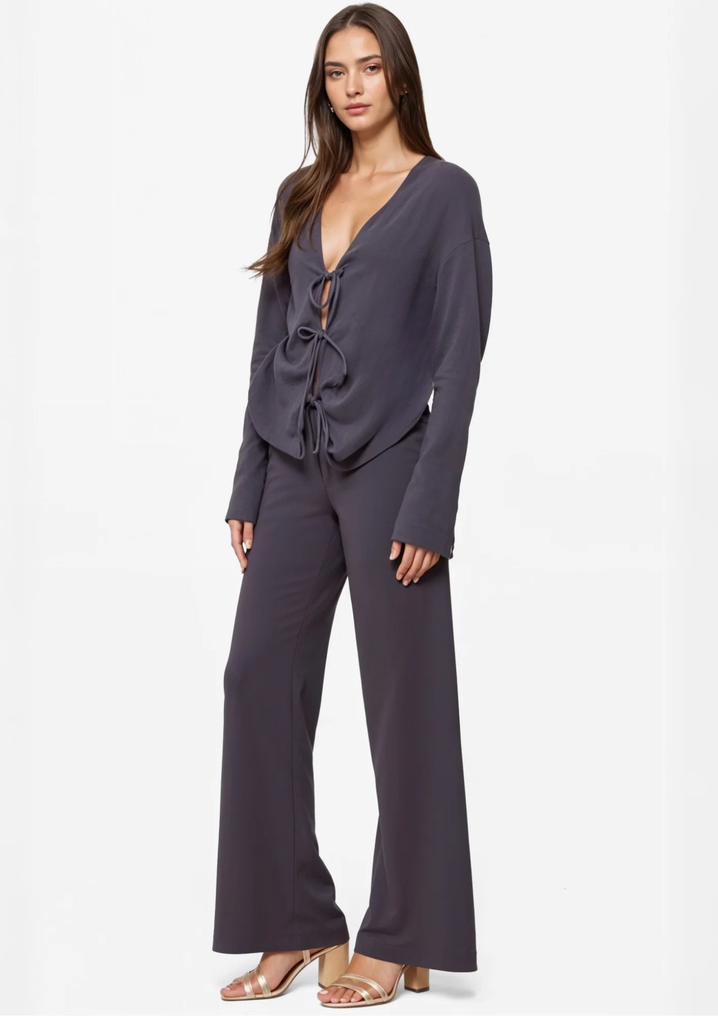Briar cotton co ords set in Blue - Image 4