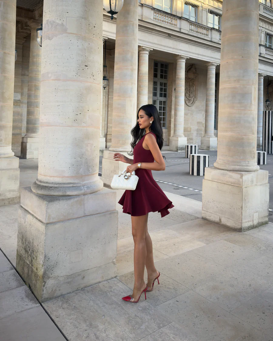 Coraline Mini Fit and Flare Dress - Image 10