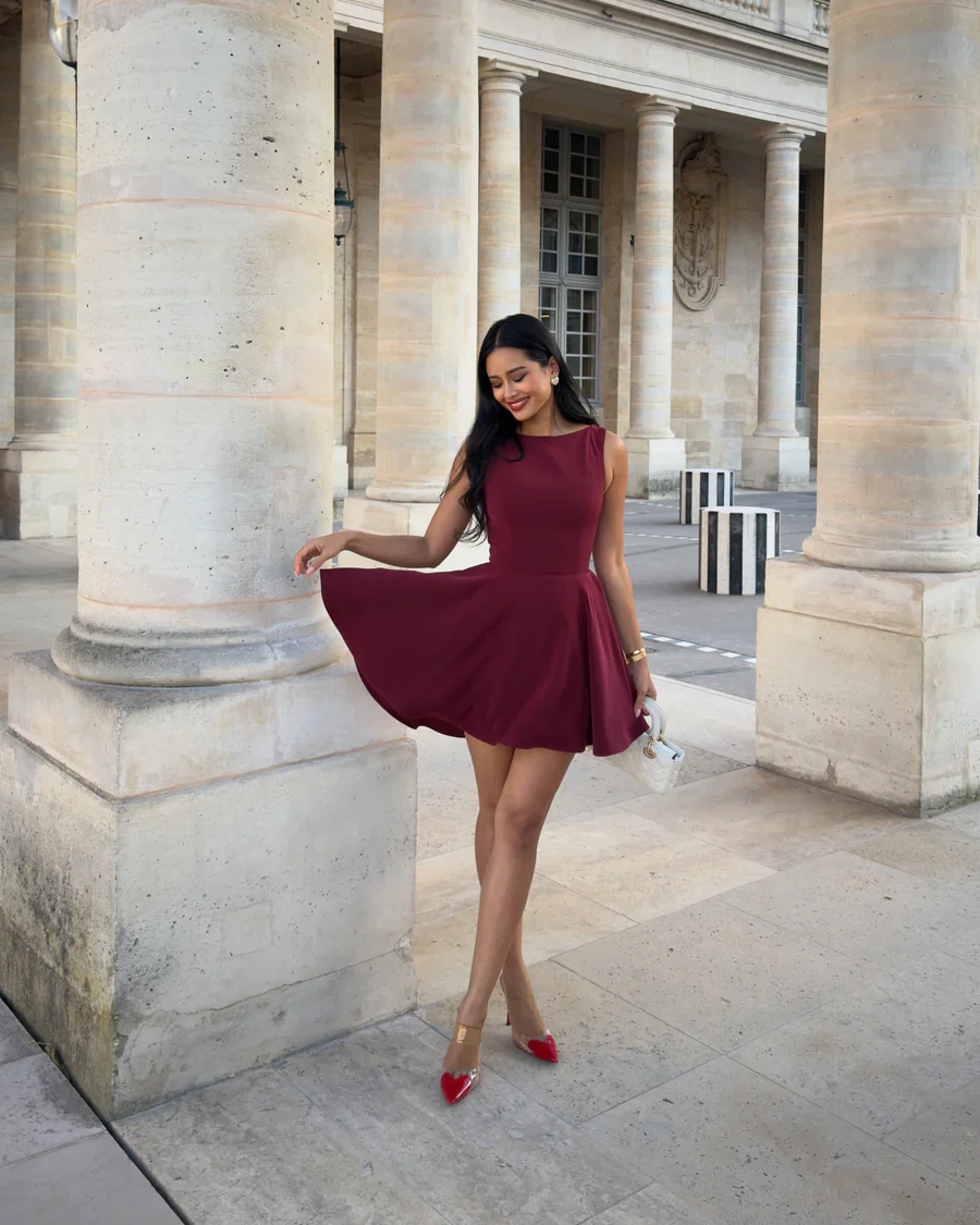 Coraline Mini Fit and Flare Dress - Image 3