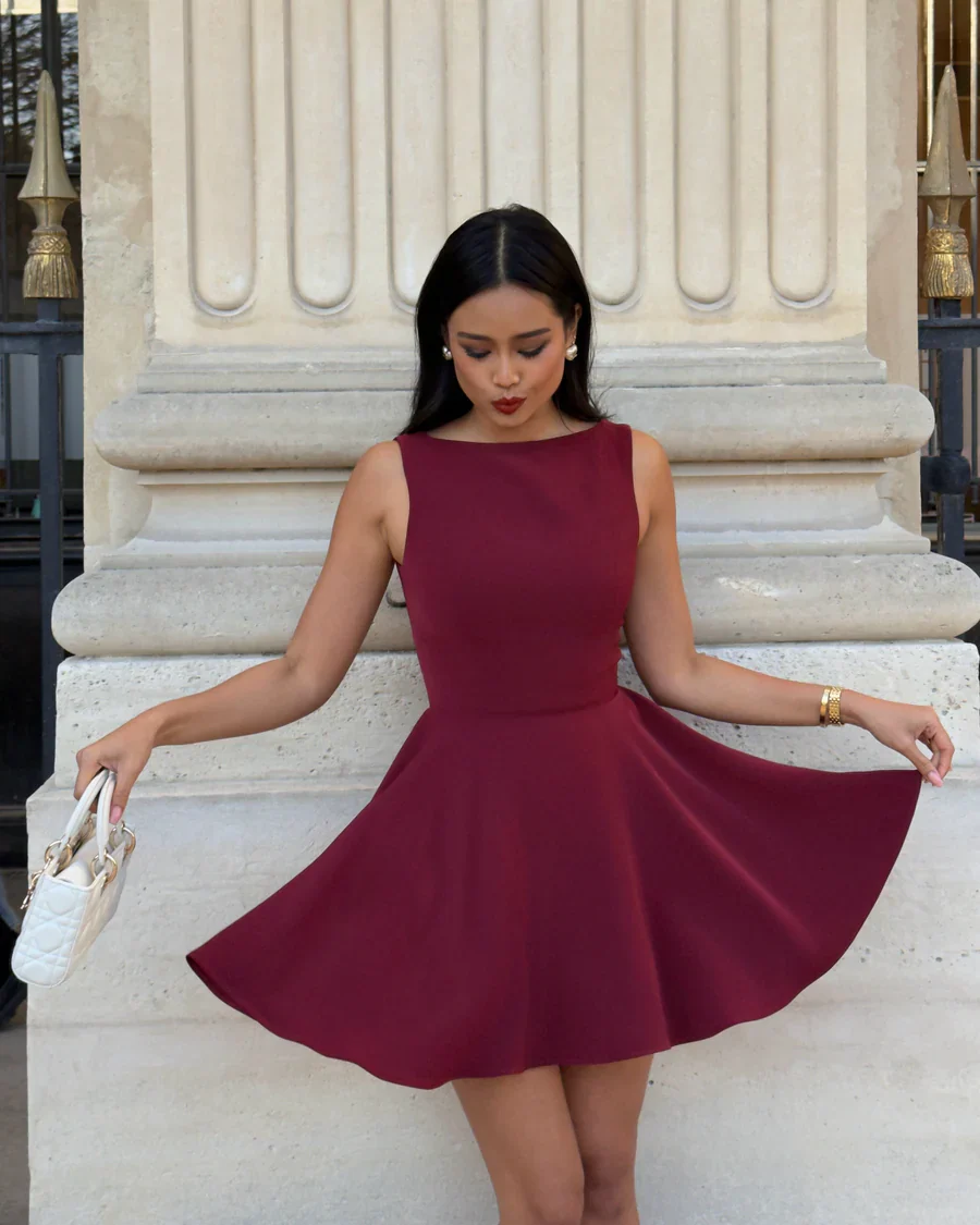 Coraline Mini Fit and Flare Dress - Image 8