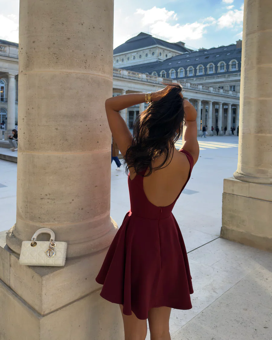Coraline Mini Fit and Flare Dress - Image 9