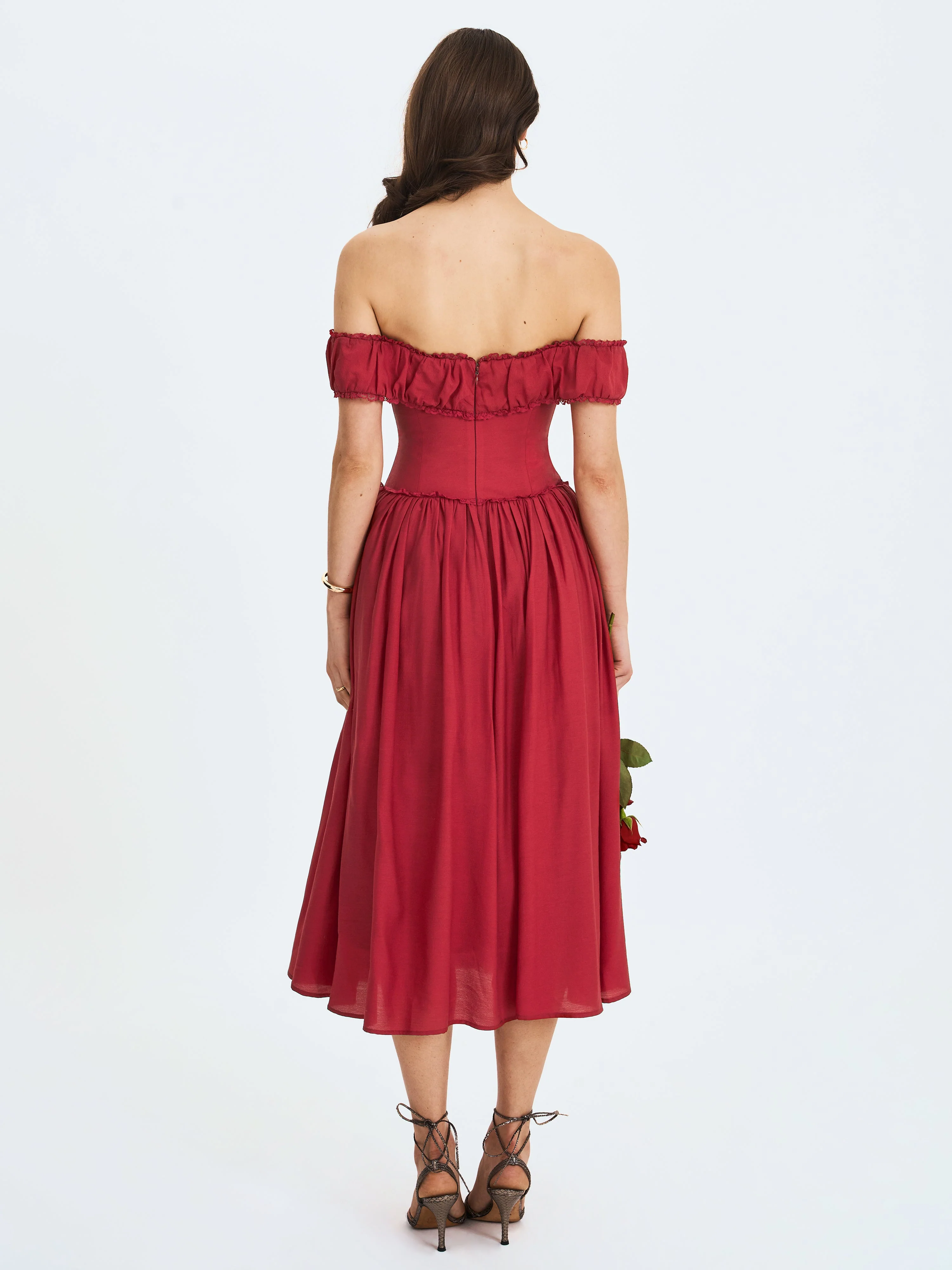Country Darling Midi Flare Dress - Image 10