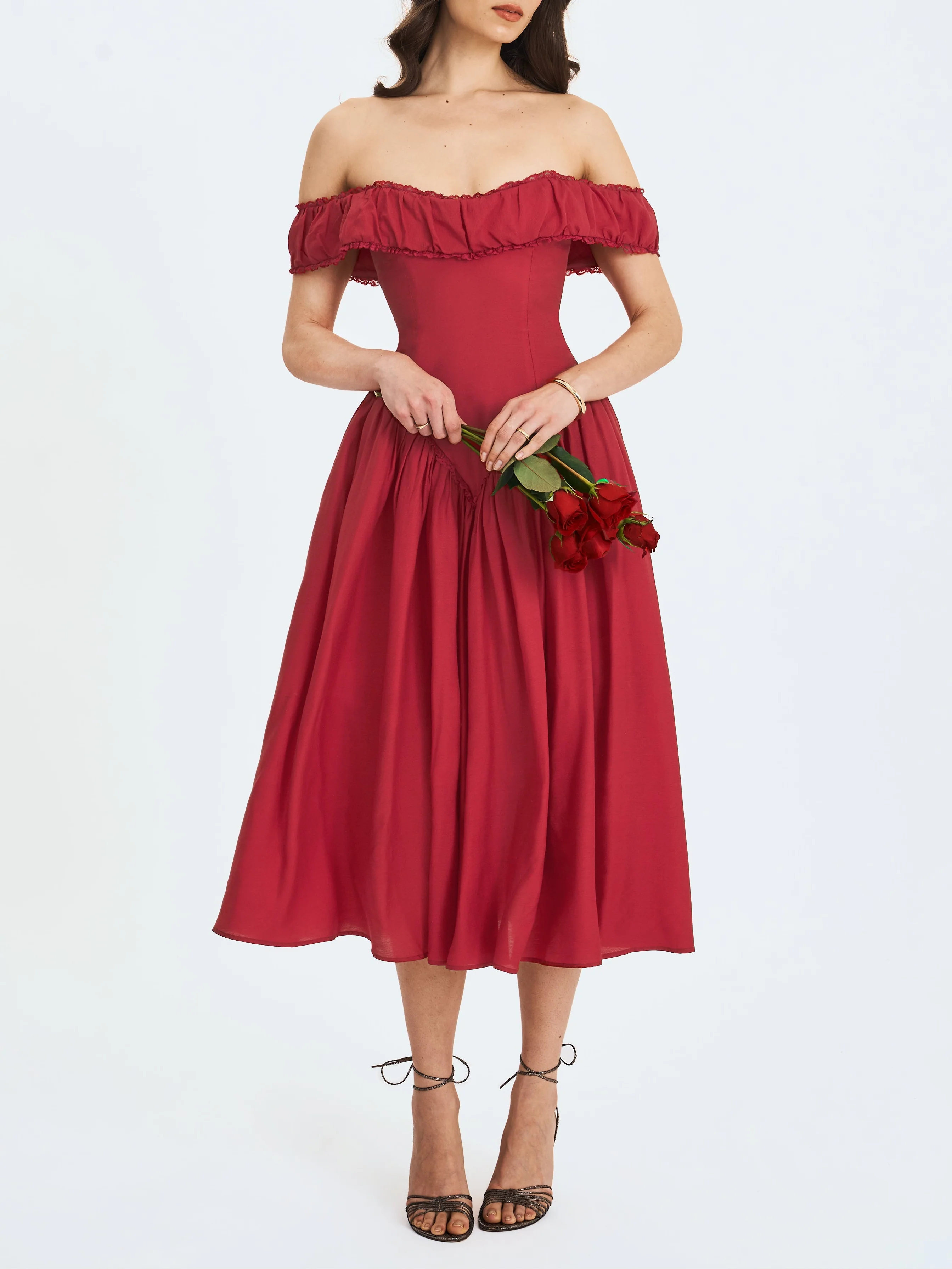 Country Darling Midi Flare Dress - Image 4