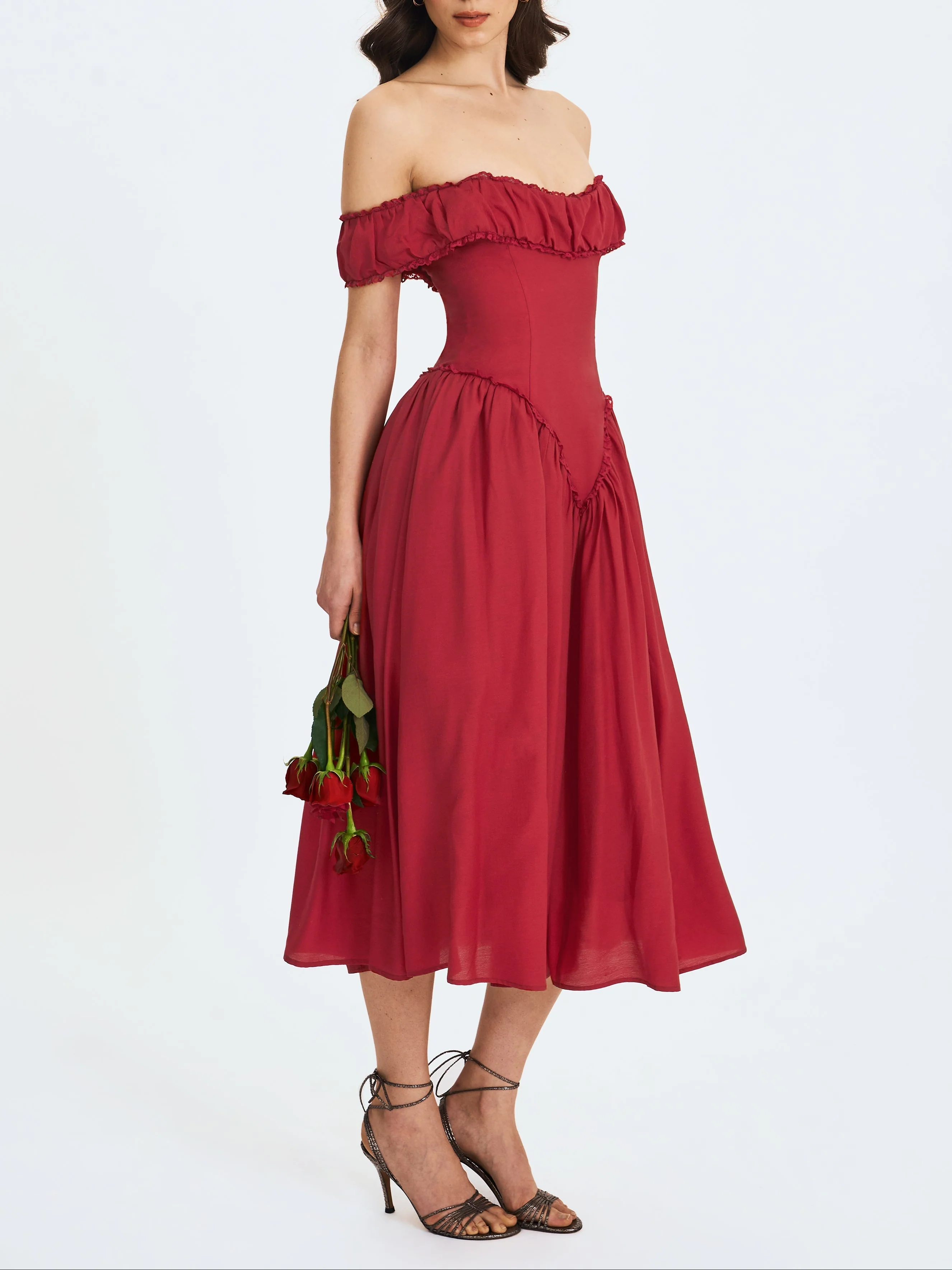Country Darling Midi Flare Dress - Image 5