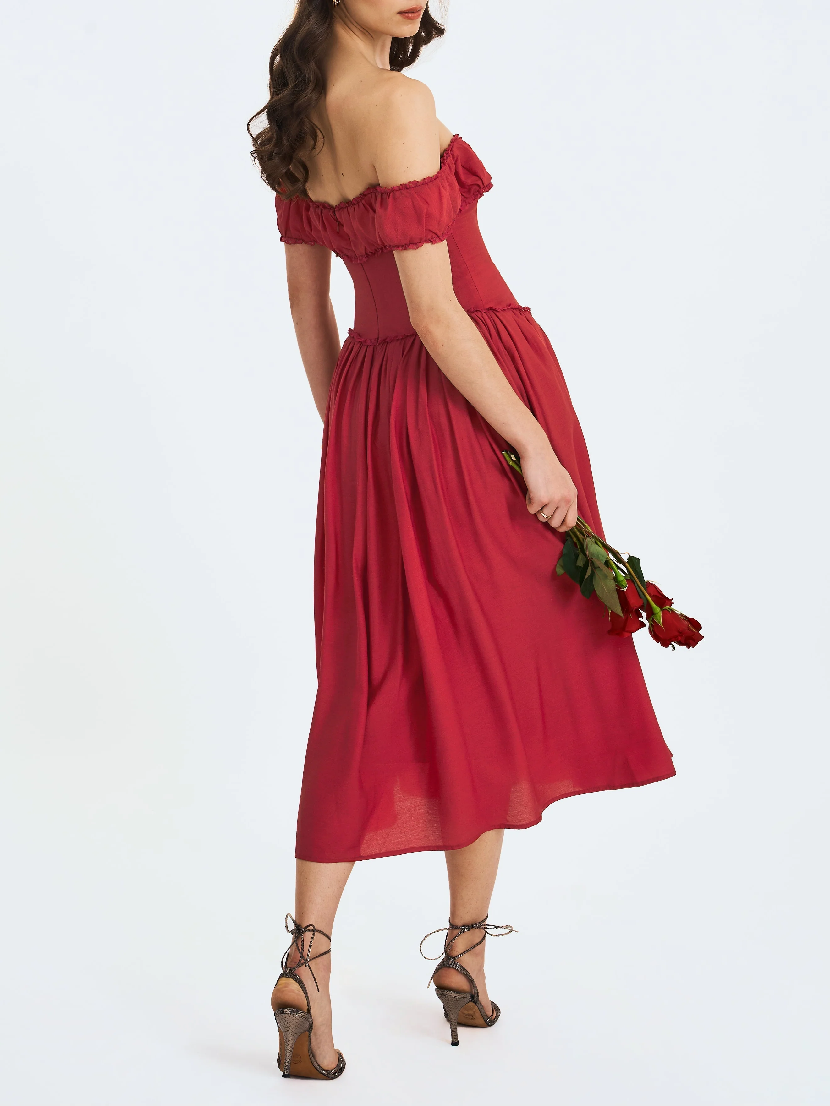 Country Darling Midi Flare Dress - Image 9