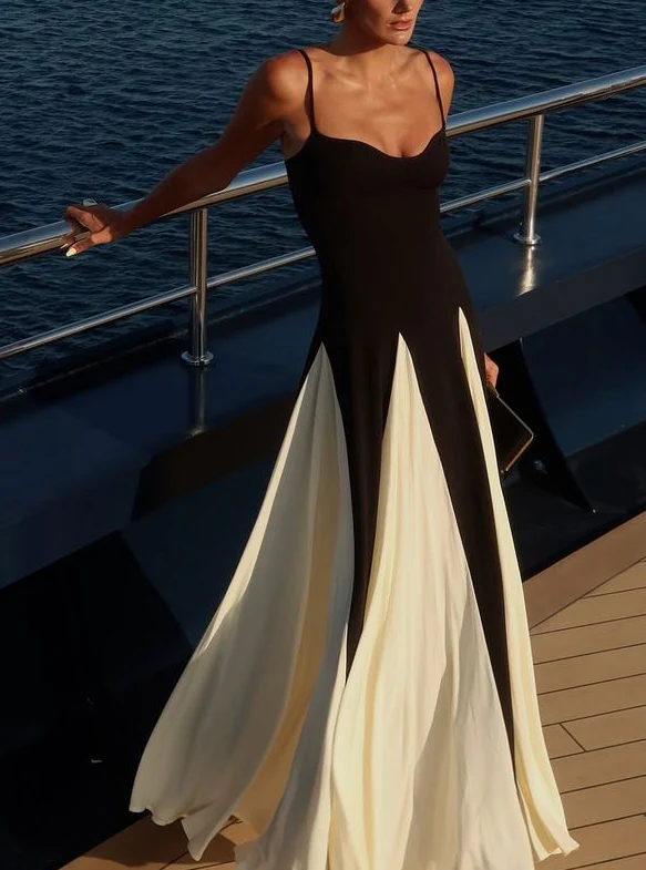 Cressida Black & White Maxi Dress - Image 2