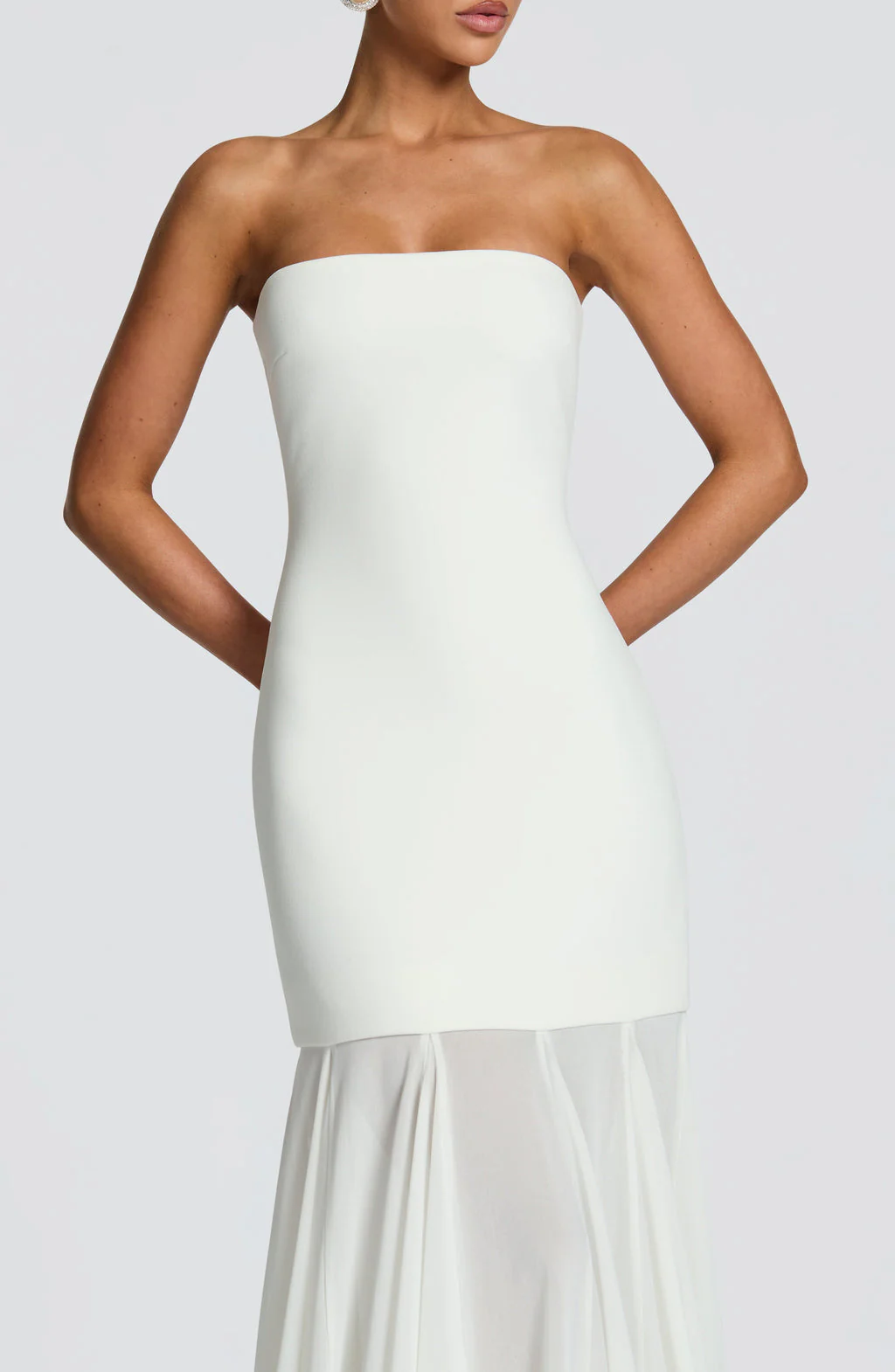 Dear Karma Red Mesh Maxi Dress - Image 11