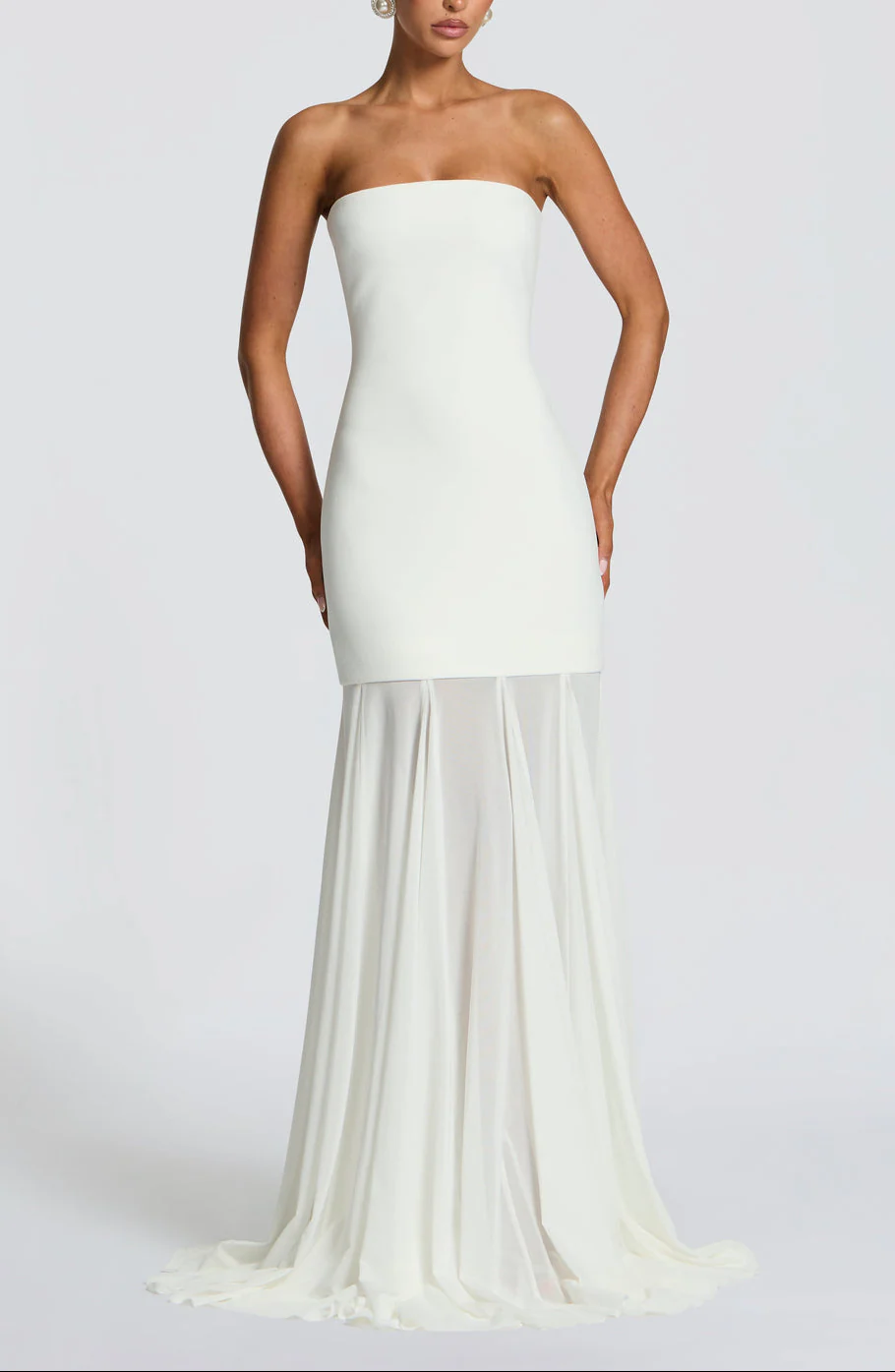 Dear Karma Red Mesh Maxi Dress - Image 16