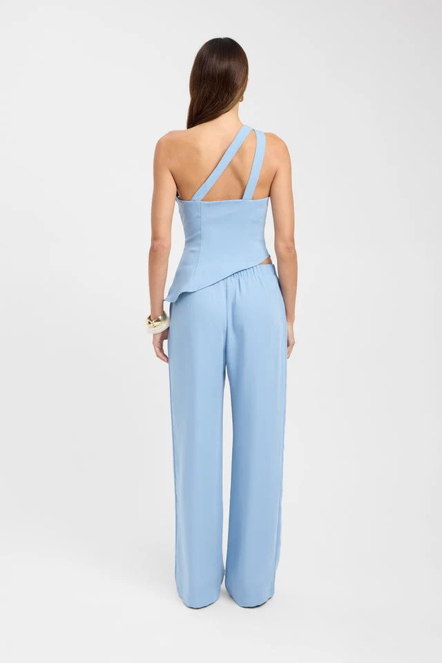 Elvira One Shoulder Top in White - Image 6
