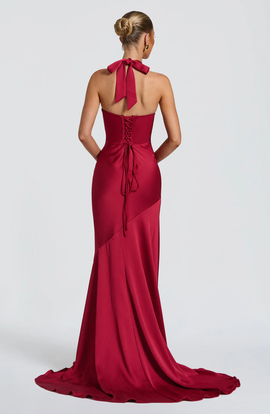 Endless Love Satin Maxi Dress - Image 7