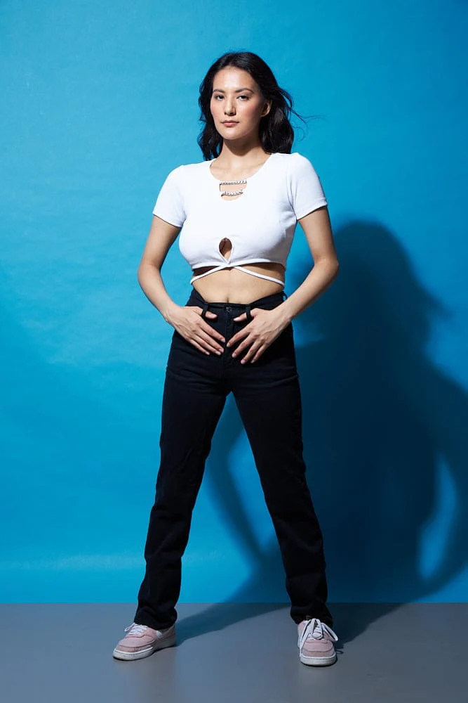 Forever reckless black tie back top - Image 12