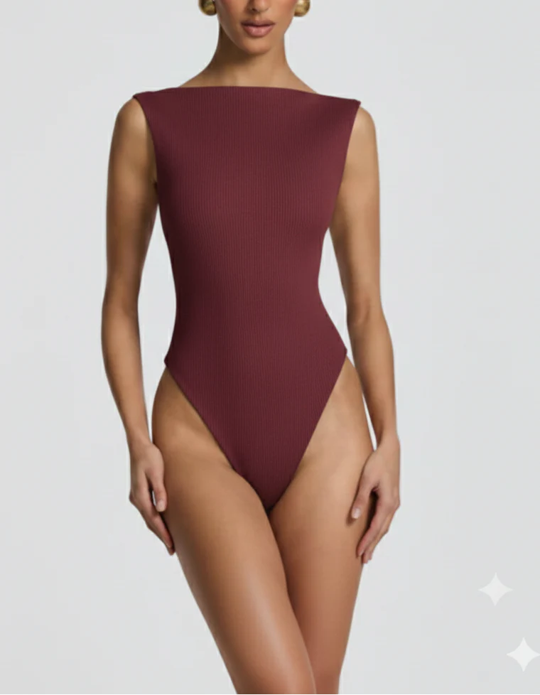 Ibiza Bodysuit In Black - Image 4
