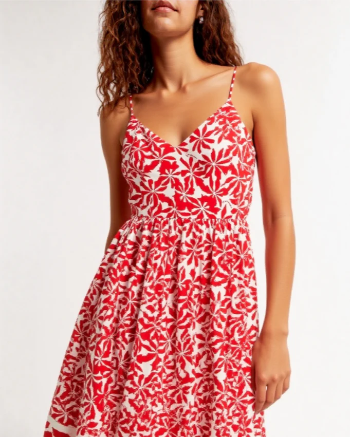 Isina Strappy dress MIDI DRESS LemonFloralprint - Image 10