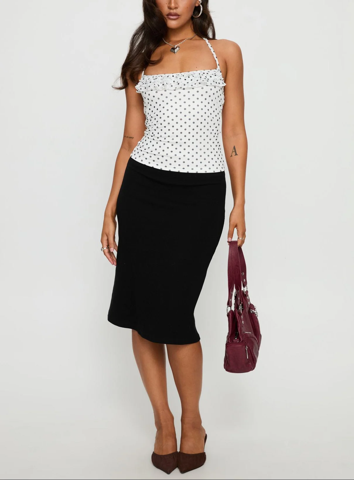 Jennie Polka Ruffle Top - Image 5