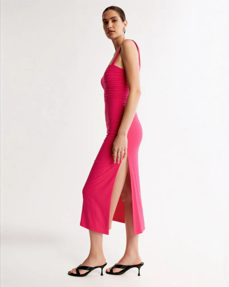 Kaelani Pleated Midi Dress - Image 3