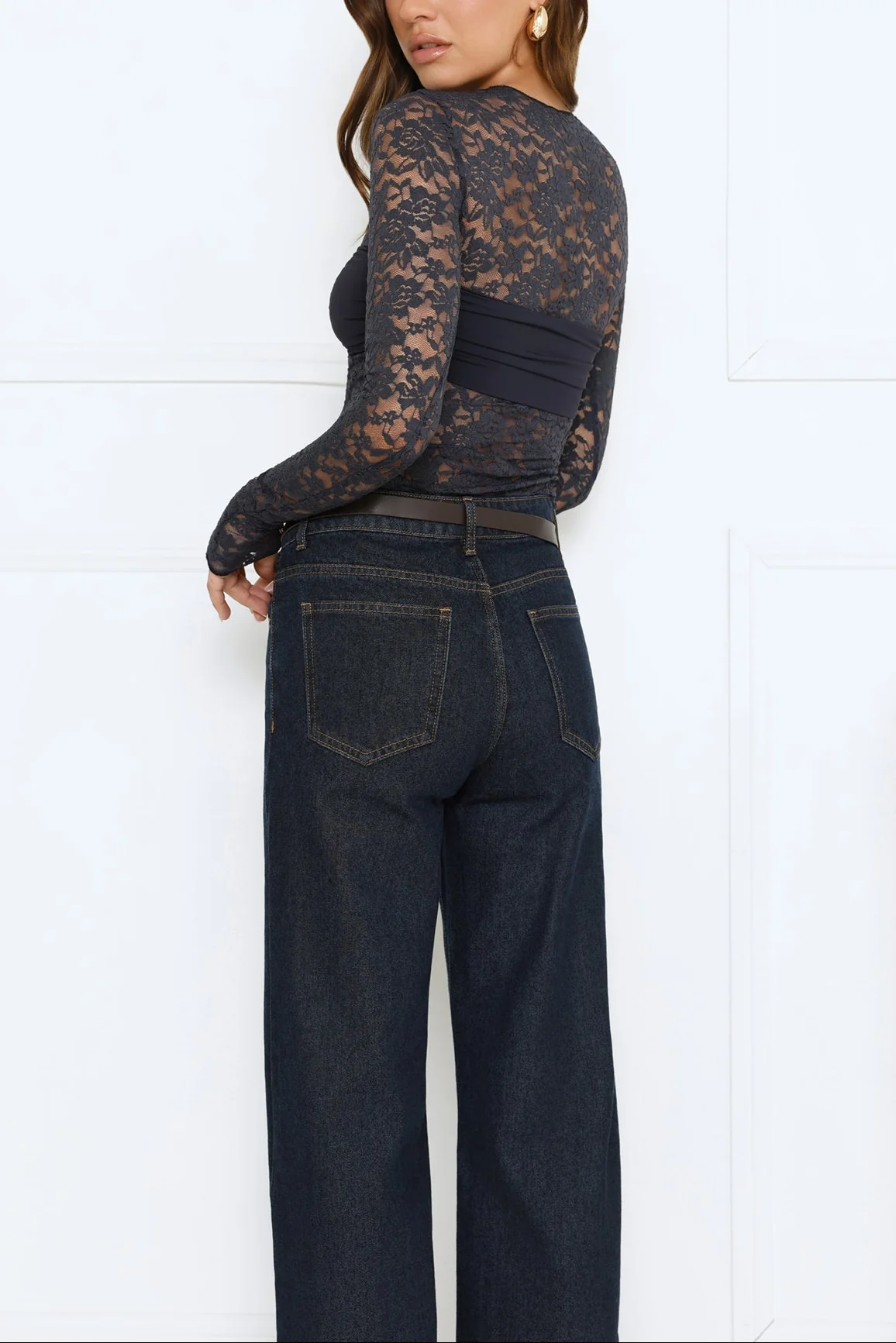 Lara Lace Illusion Top - Image 8