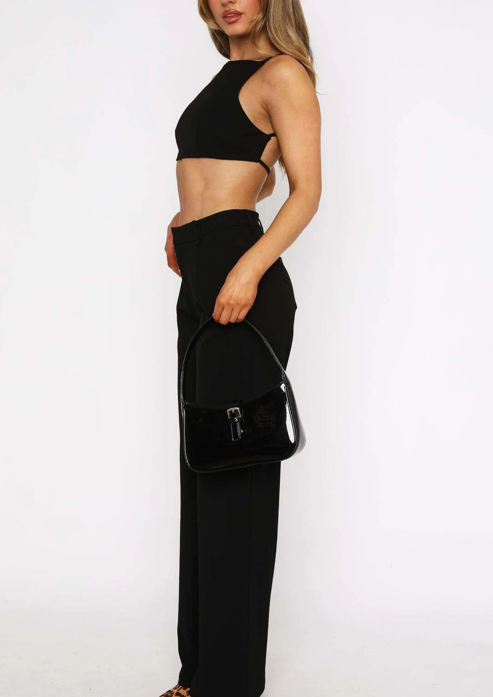 Laura wide leg Pants in Black - Image 4