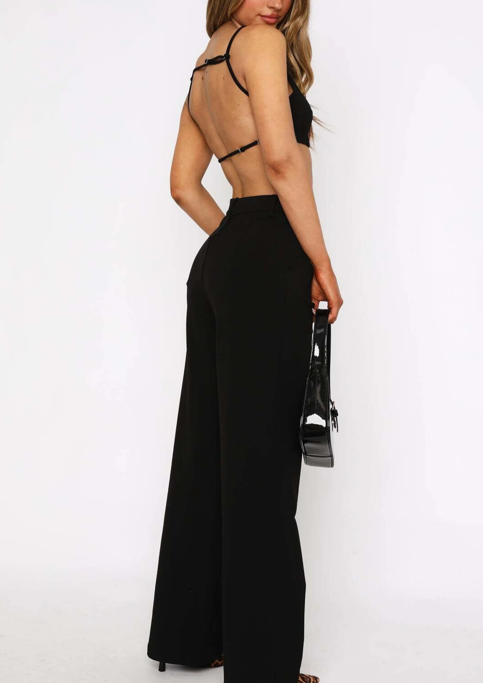 Laura wide leg Pants in Black - Image 5