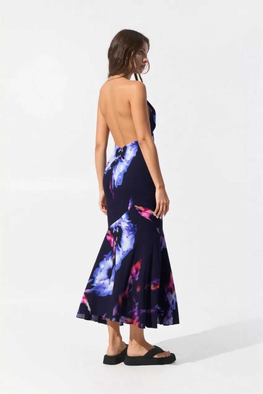 Loretta Halter Maxi Dress - Image 6