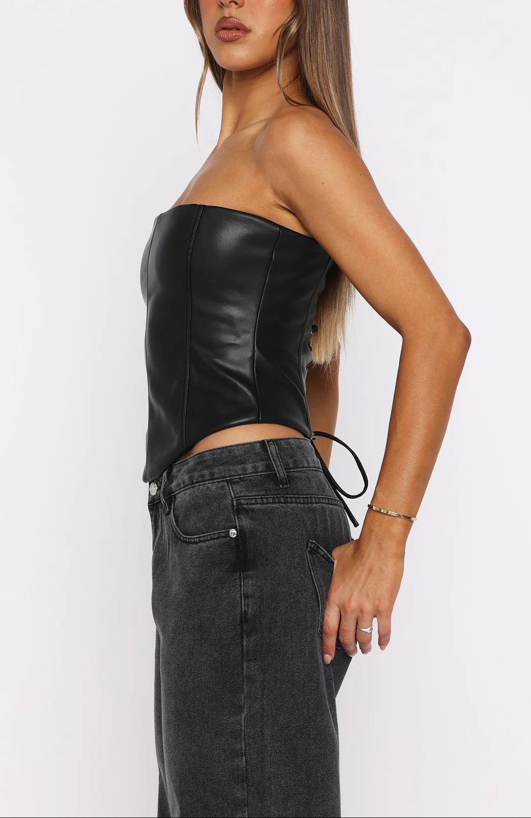 Lost In Leather Corset Top - Image 5