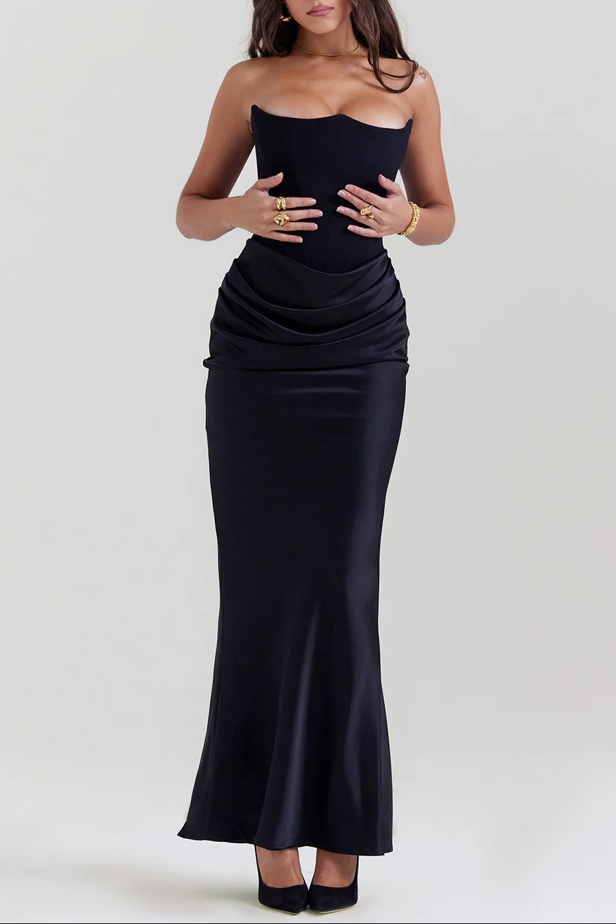 Midnight Siren Corset maxi Dress - Image 4