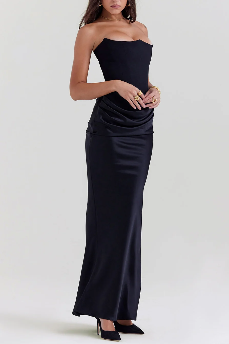 Midnight Siren Corset maxi Dress - Image 5