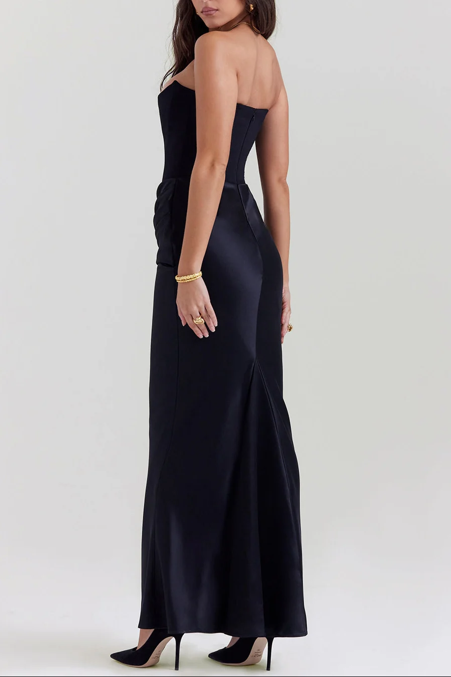 Midnight Siren Corset maxi Dress - Image 6