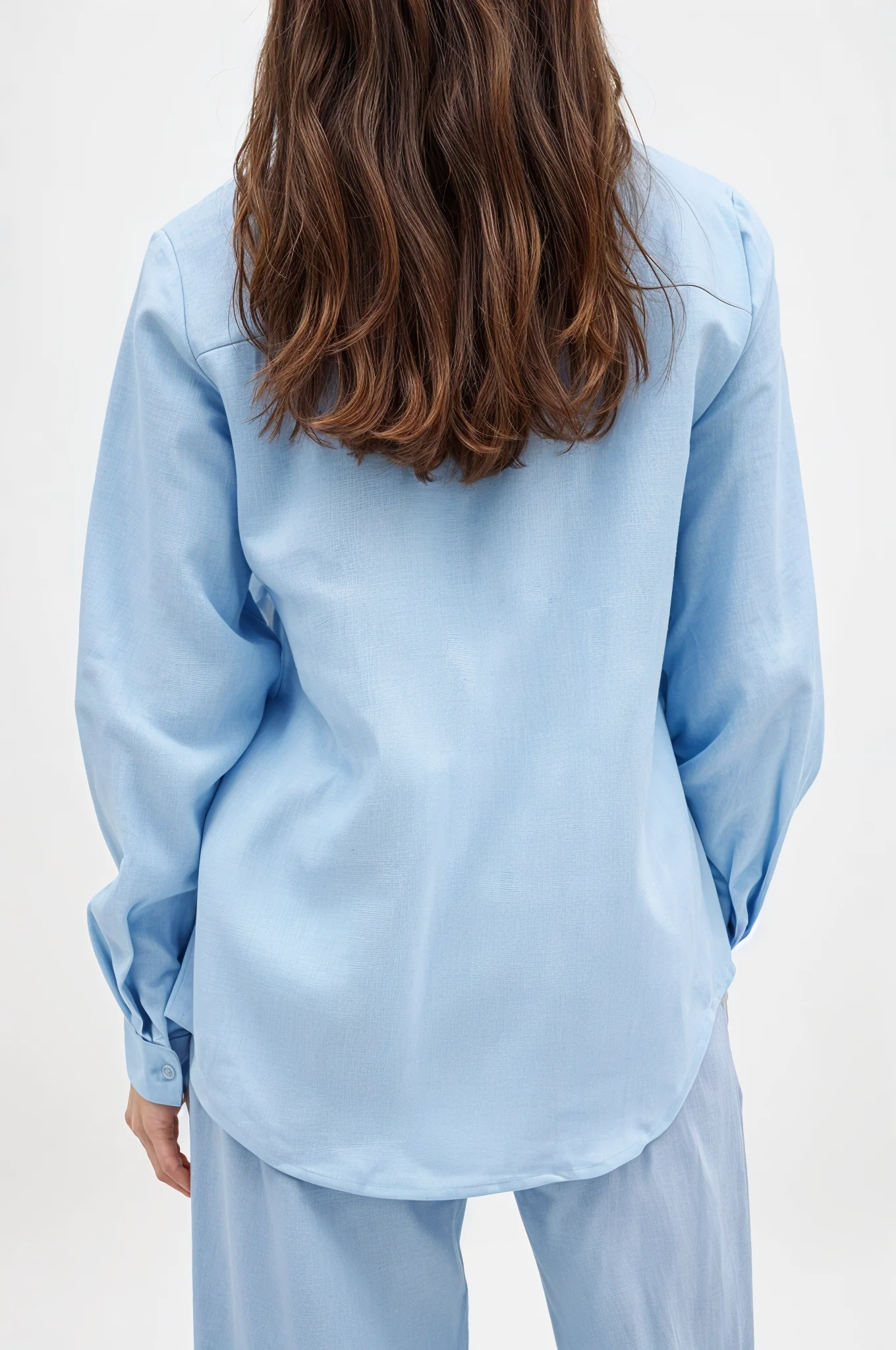 Milyn Straight linen shirt White - Image 5