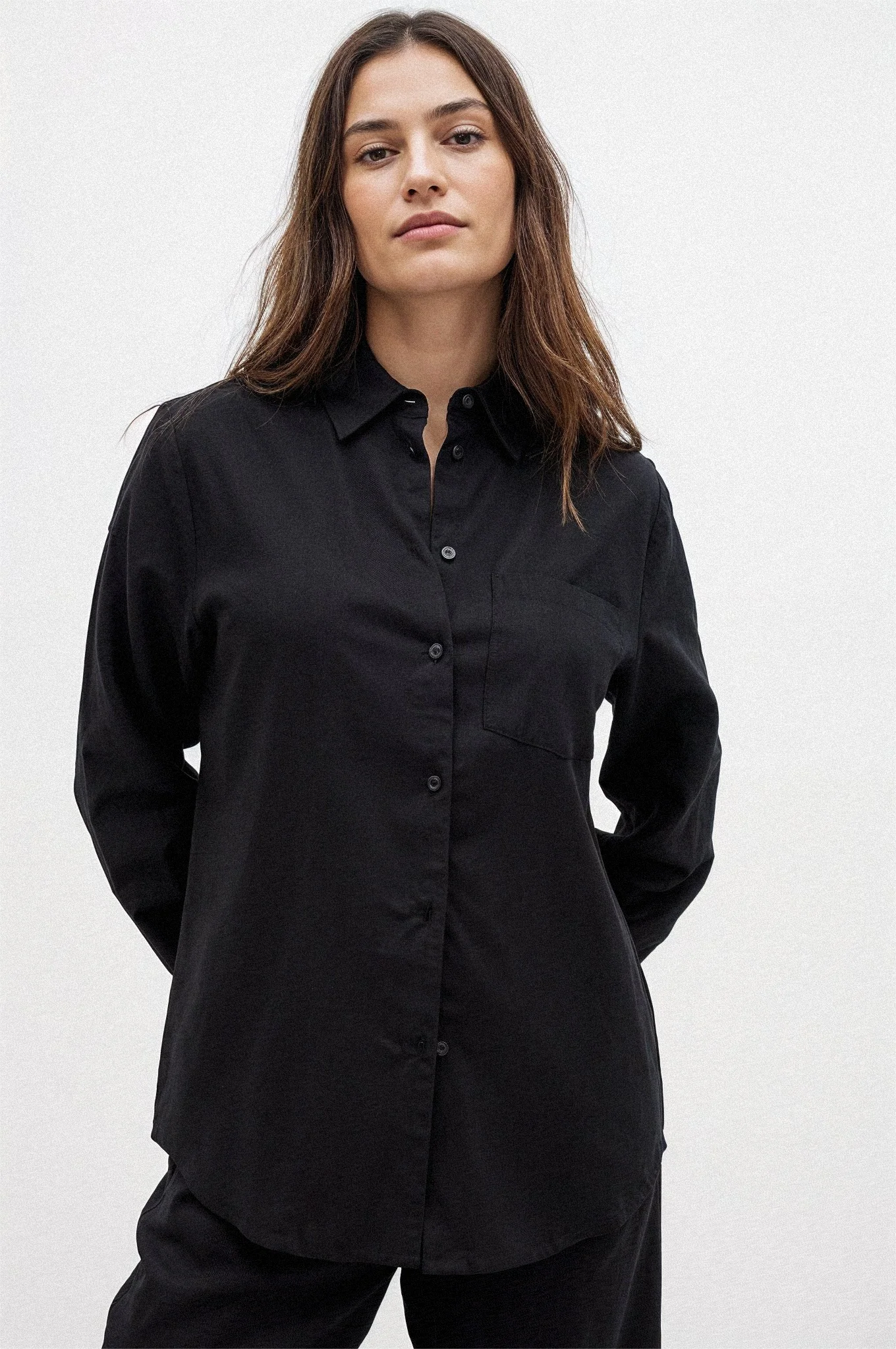 Milyn Straight linen shirt White - Image 7