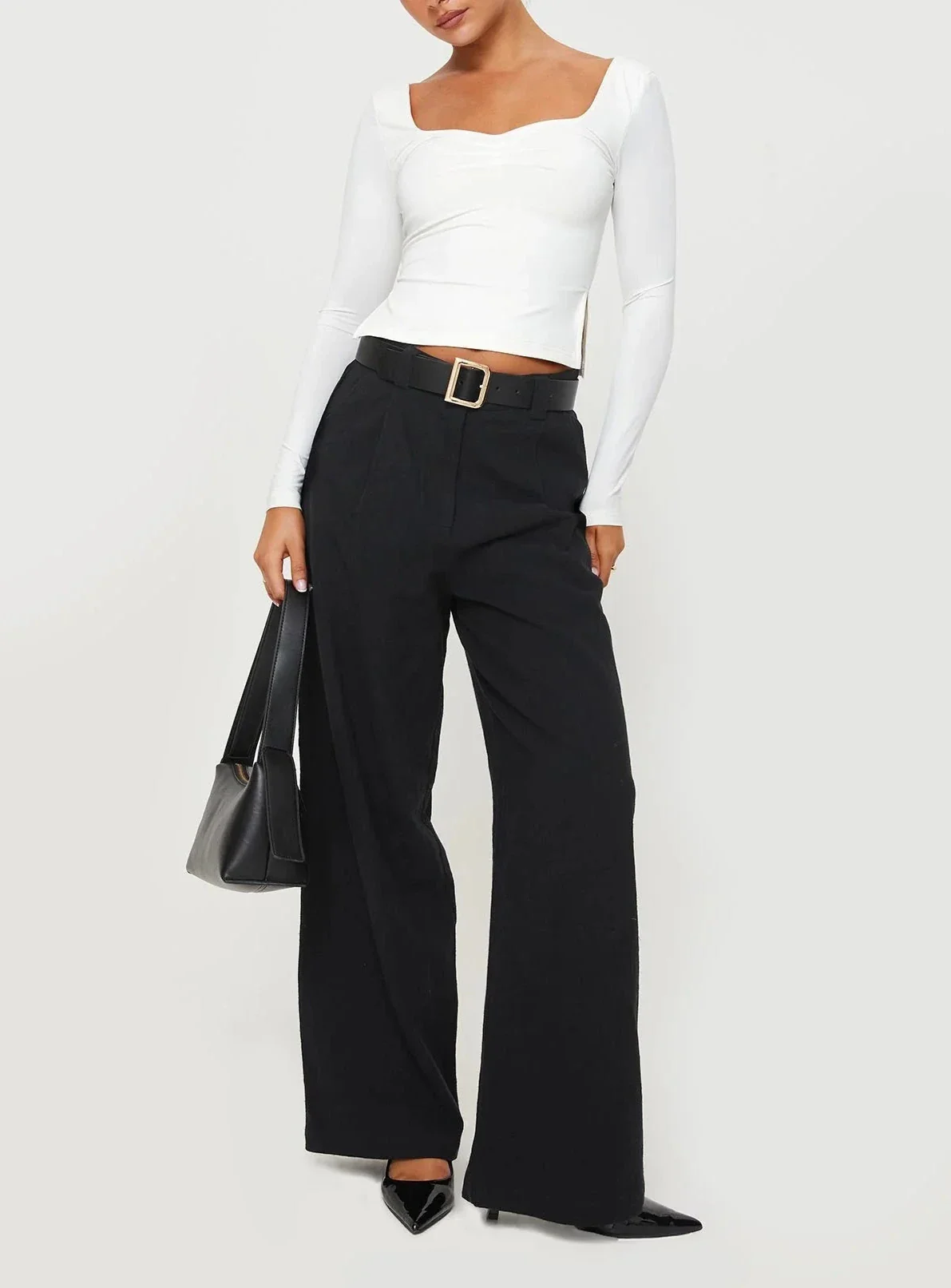 Nia long sleeve top white - Image 5