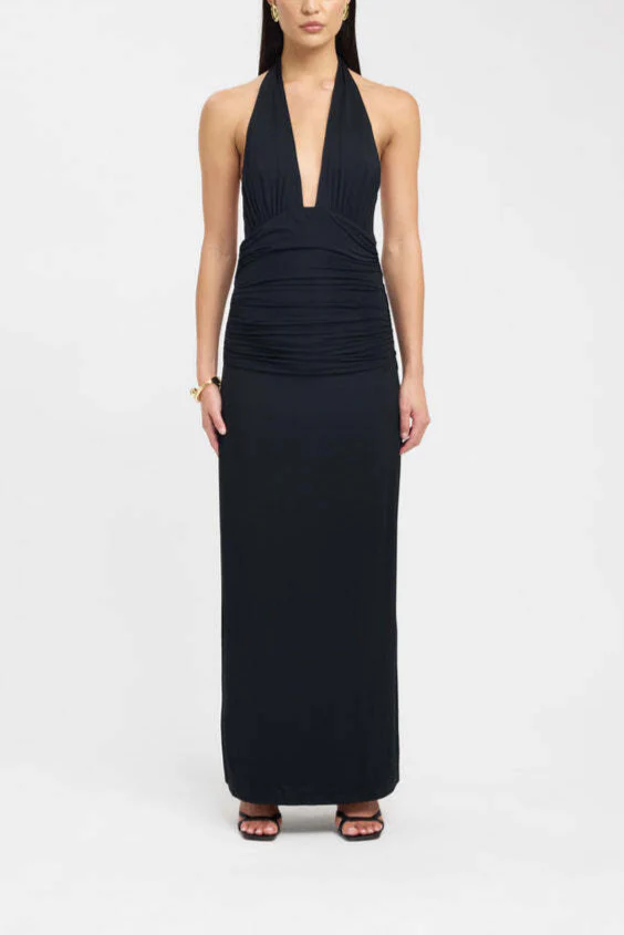 Noa Maxi Dress in Black - Image 2