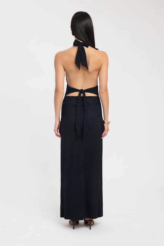 Noa Maxi Dress in Black - Image 4