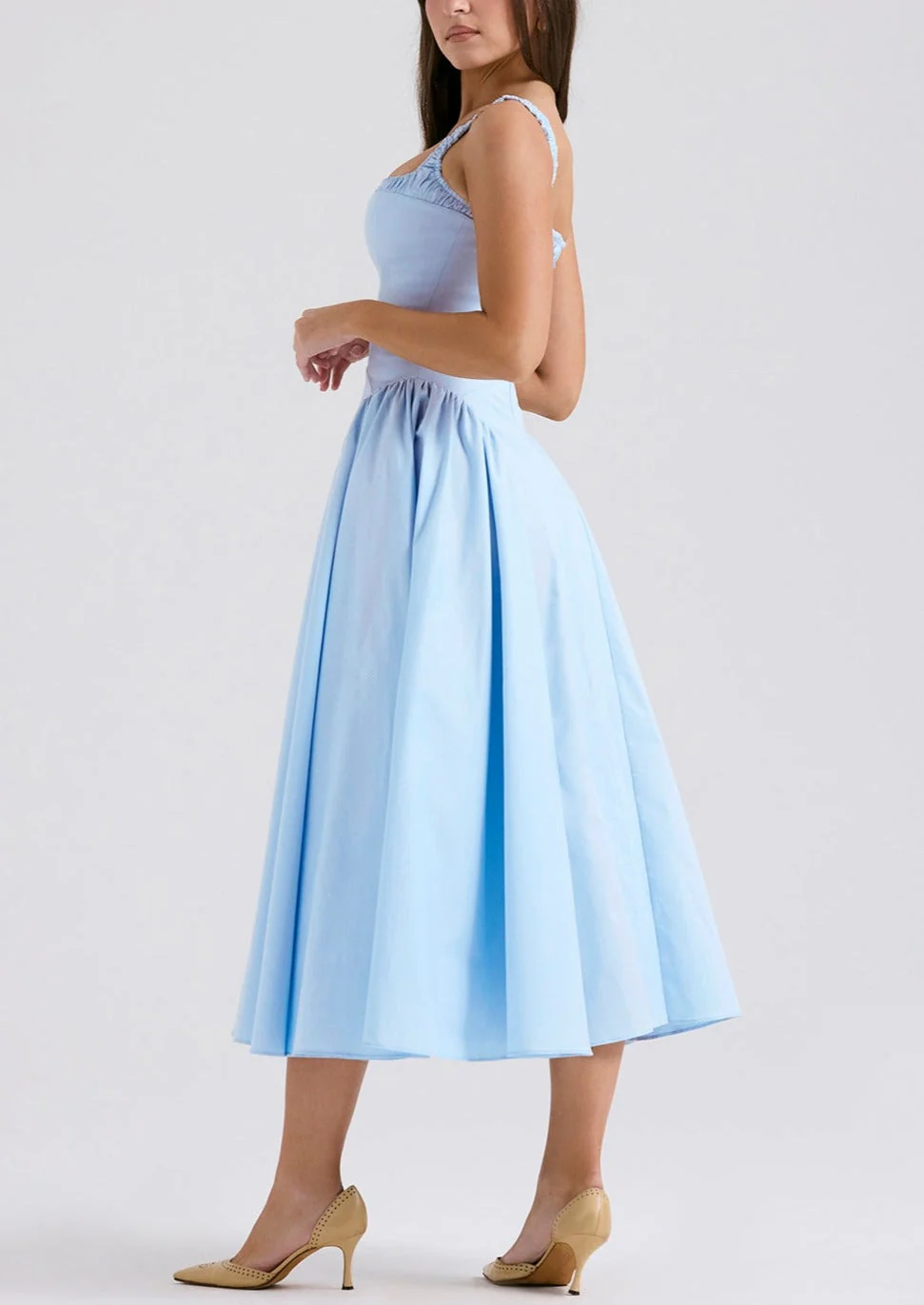 OKSANA CORAL MIDI SUNDRESS - Image 3