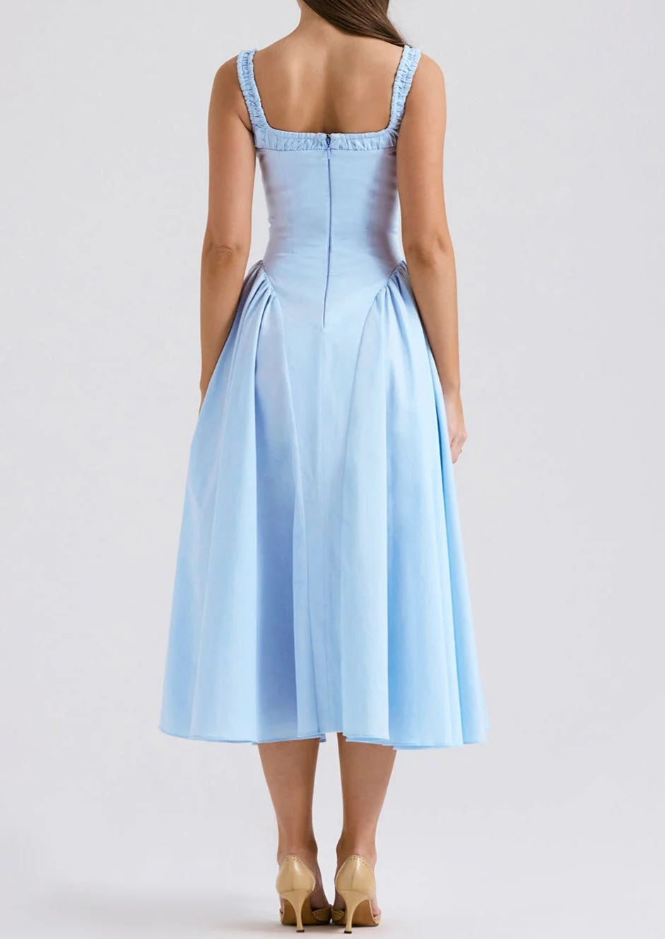 OKSANA CORAL MIDI SUNDRESS - Image 4