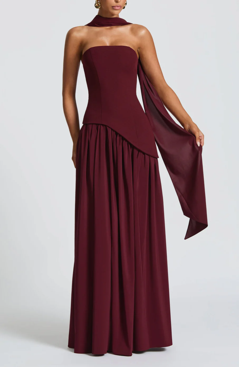 Orlina Maxi Dress - Black/White - Image 8