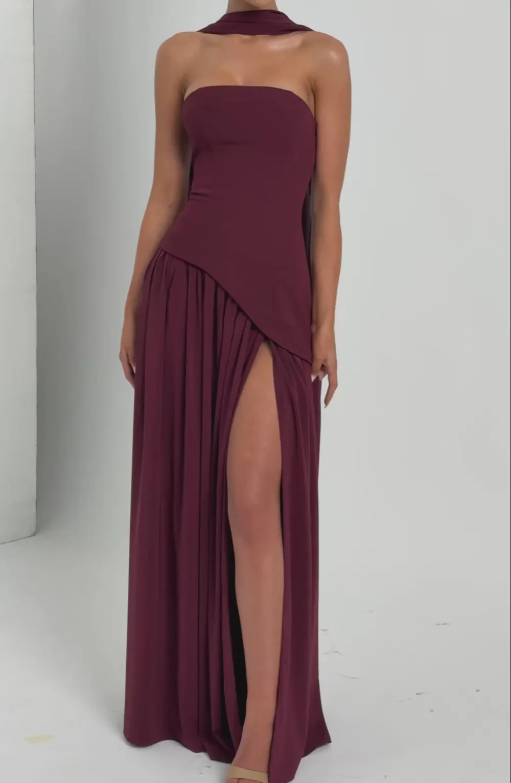 Orlina Maxi Dress - Black/White - Image 6