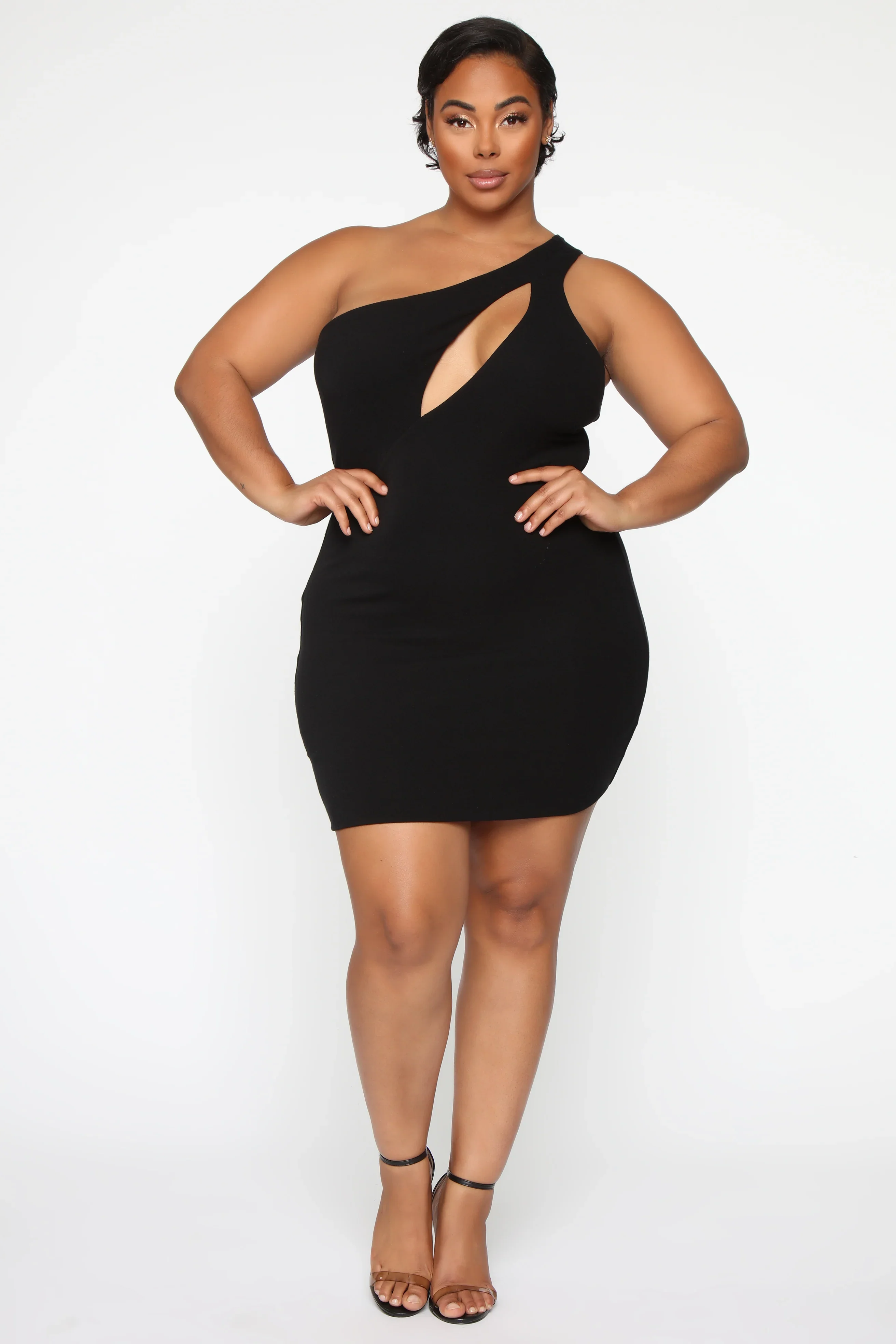 Pamela one shoulder cut out mini dress - Image 3