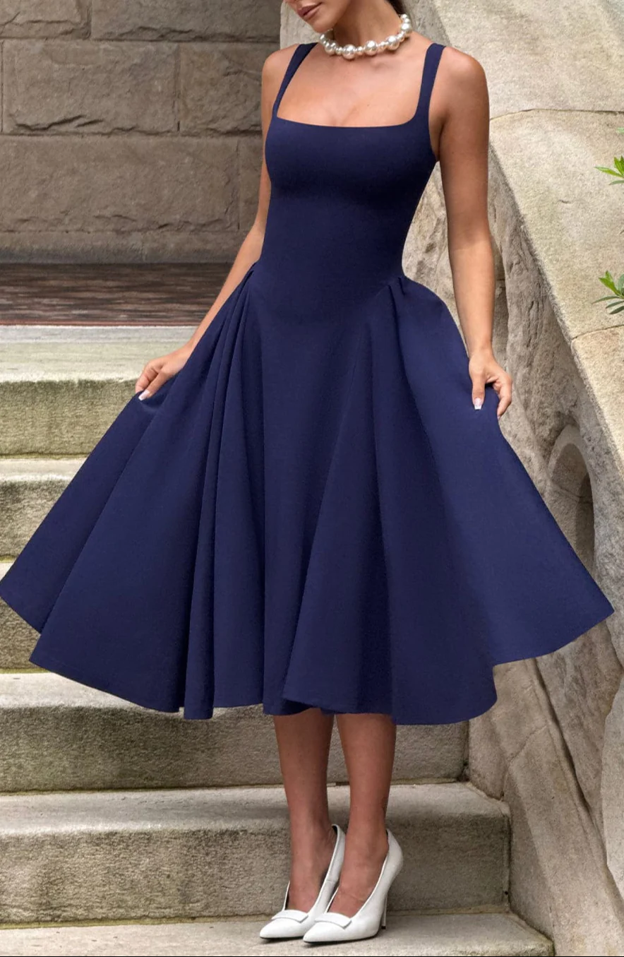 Pavlina Midi Dress in Wine - Image 10