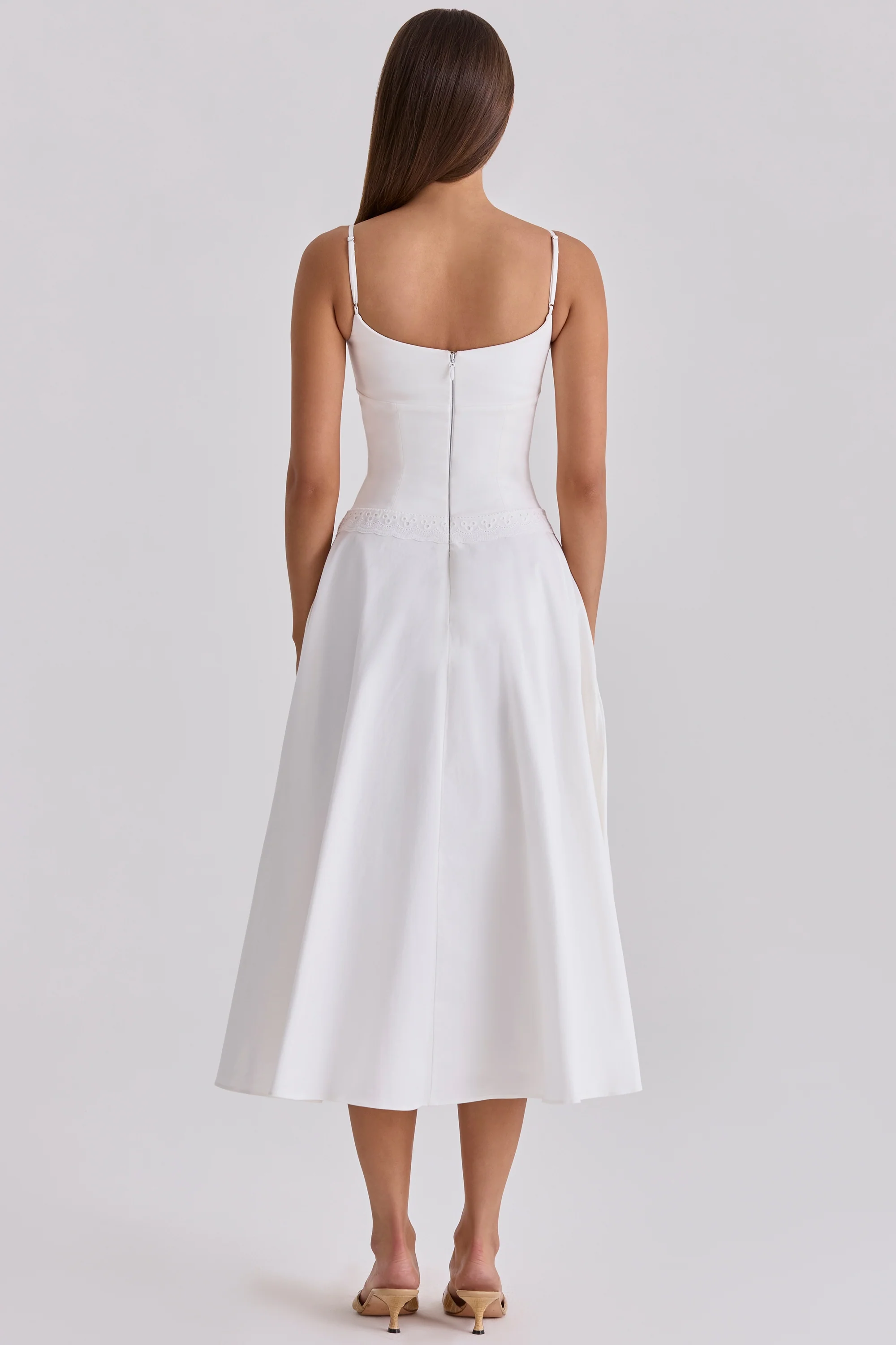 Pearl Bloom Midi Dress - Image 10