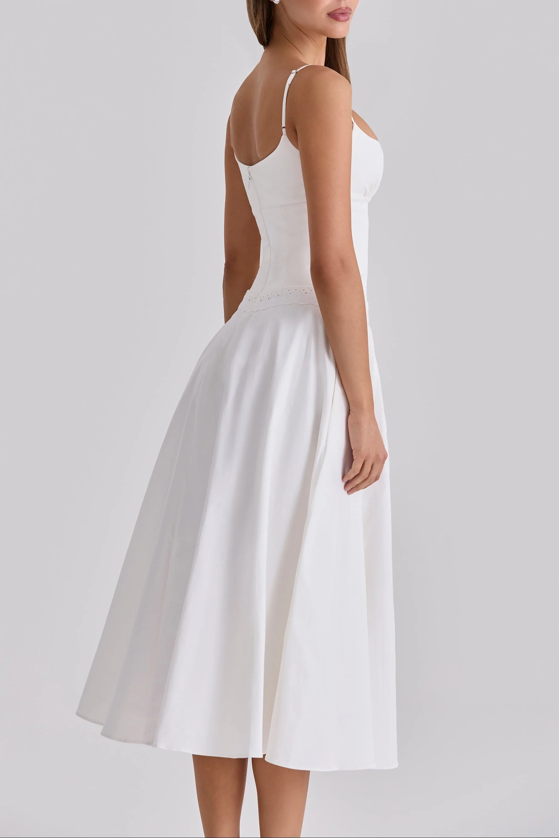 Pearl Bloom Midi Dress - Image 9