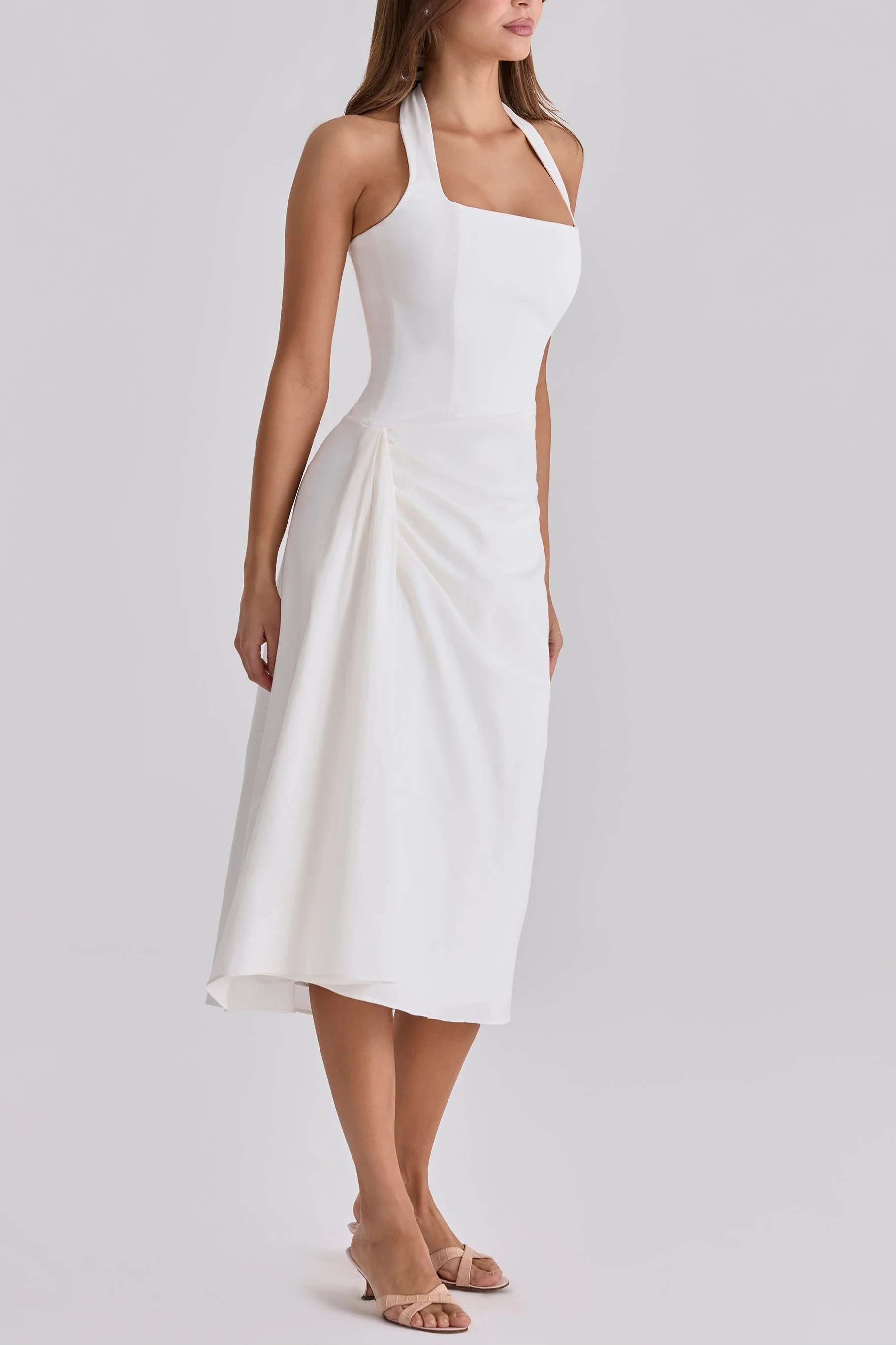 Ivory Muse Midi Dress - Image 9