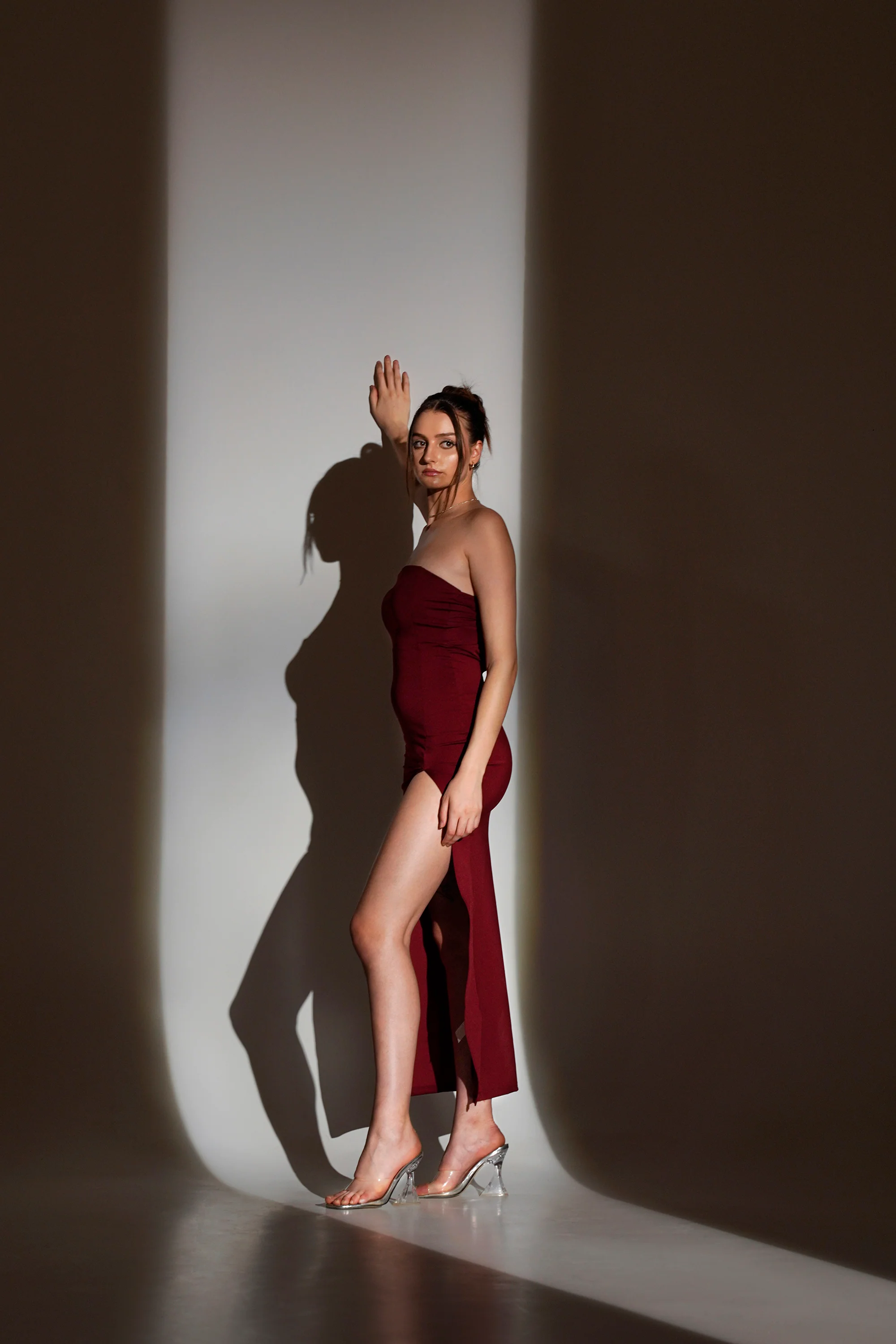 RACHEL Maxi Split Front Dress - Image 7