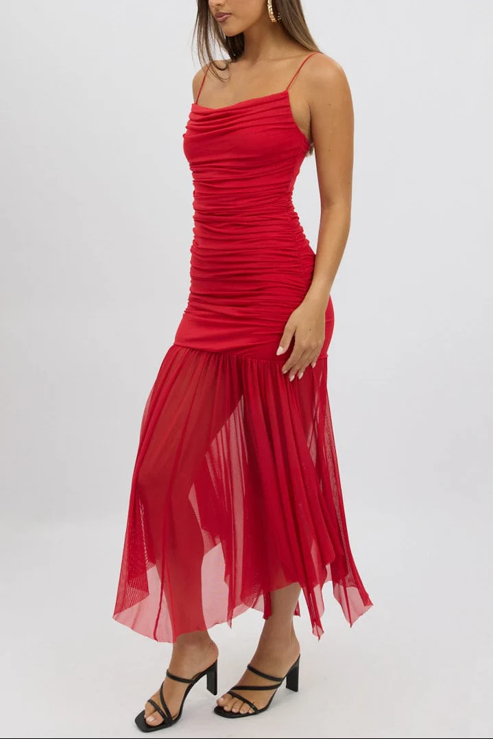Seraphina Mesh Maxi Dress - Image 5