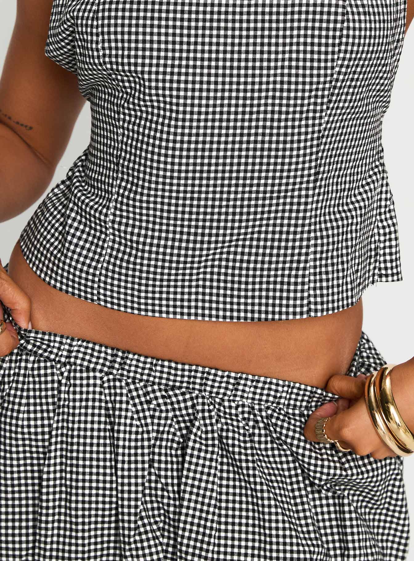 Serene Skirt in Black/white - Image 4