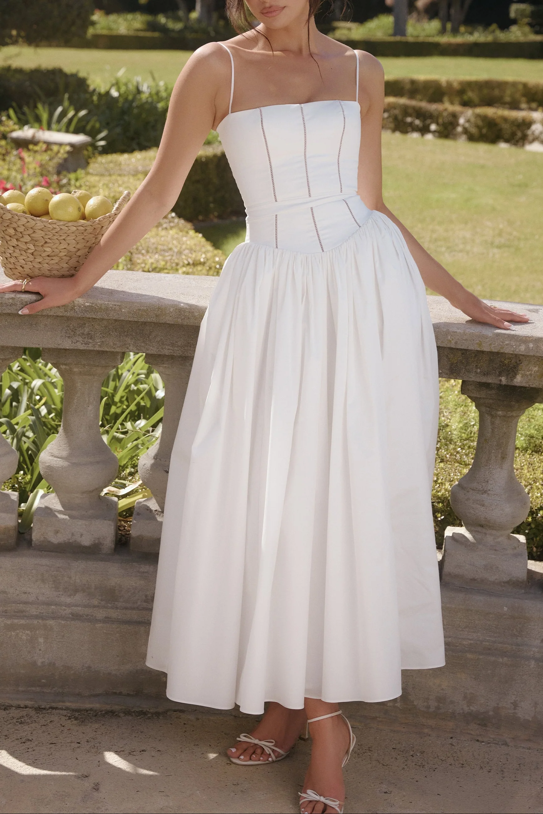Serene White Maxi Dress