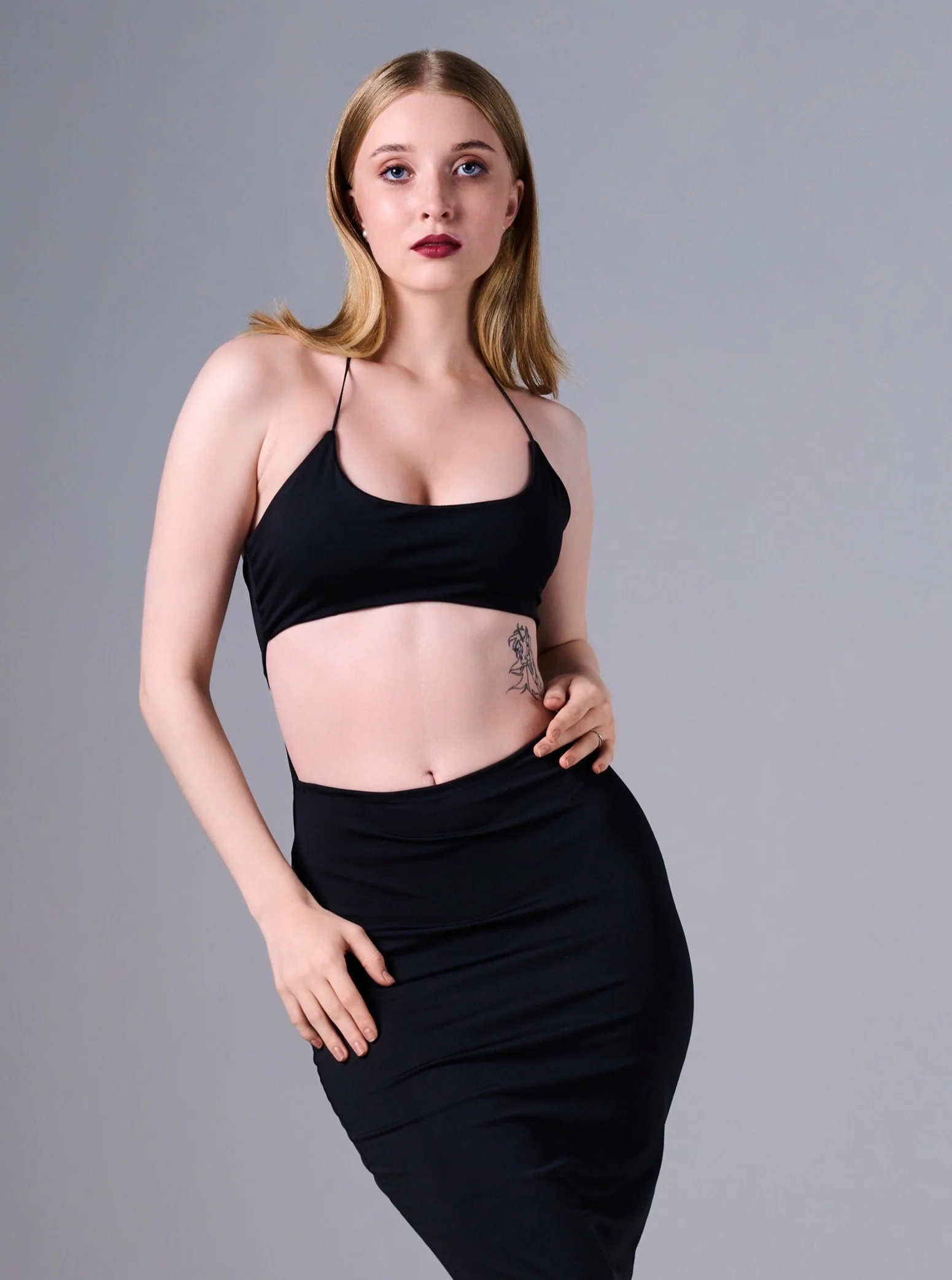 Sienna Cut Out Maxi Dress in Black - Image 3